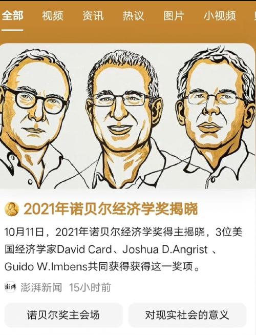 诺贝尔经济学奖揭晓-诺贝尔经济学奖揭晓时间