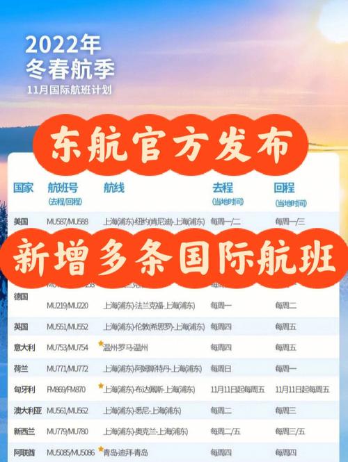 东航等航司恢复并加密多条国际航线-东航等航司恢复并加密多条国际航线一代